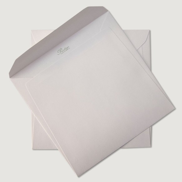 Sobre 165x165 Prestige tira silicona blanco registro 135 gms