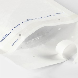 Bolsa 150x210 tira silicona blanco air kraft inspección postal