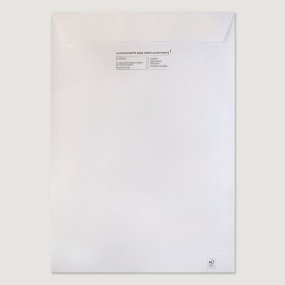 Bolsa 229x324 ARPON tira silicona blanco 100 gms inspección postal Bolsa 229x324 ARPON tira silicona blanco 100 gms inspección postal