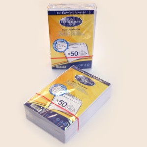 Sobre 90x140  PAQ 50 UDS tira silicona blanco 110 gms 2