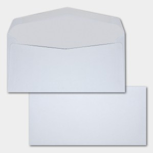 Sobre 115x225 Gama EVENTOS engomado blanco registro 120 gms