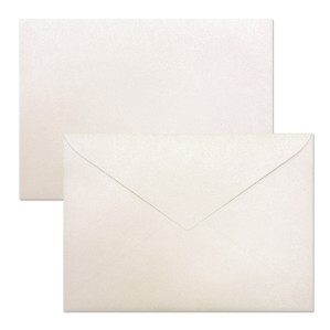 Sobre 162x229 Gama EVENTOS engomado blanco metalizado 125 gms 2