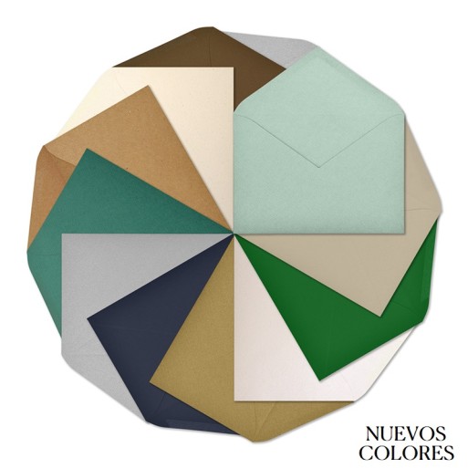 Sobre 162x229 Gama EVENTOS engomado oro 125 gms