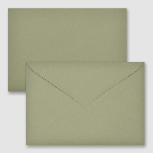 Sobre 162x229 Gama EVENTOS engomado verde grisaceo premium 120 gms Sobre 162x229 Gama EVENTOS engomado verde grisaceo premium 120 gms