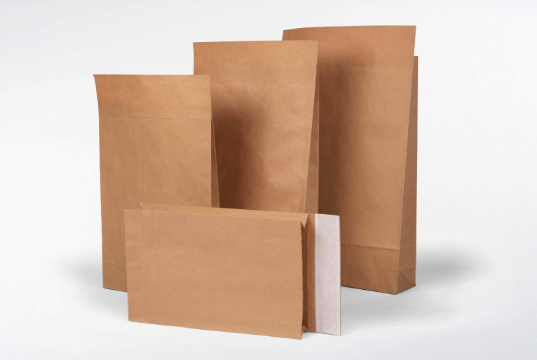 Bolsa 190x300  Solapa 50 mm Embaflex tira silicona kraft 100 gms fuelle 50 mm