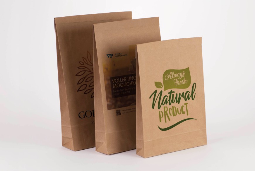 Bolsa 190x300  Solapa 50 mm Embaflex tira silicona kraft 100 gms fuelle 50 mm