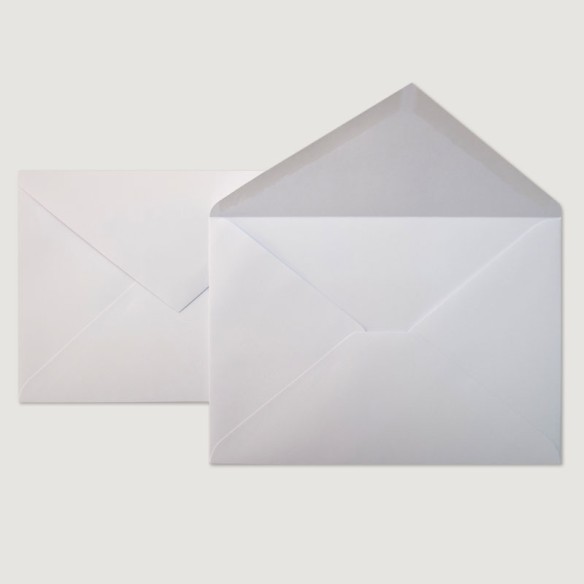 Sobre 162x229 Gama EVENTOS engomado blanco 120 gms