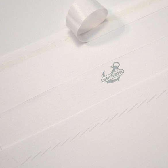 Sobre 110x220 Gama Verjurado tira silicona verjurado blanco 120 gms