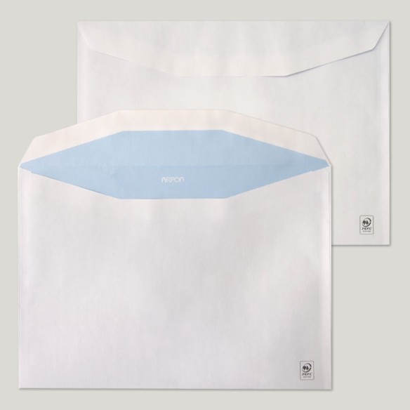 Sobre 162x229 ARPON engomado blanco 80 gms Sobre 162x229 ARPON engomado blanco 80 gms