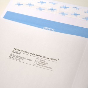 Bolsa 184x261 ARPON tira silicona blanco 100 gms inspección postal 2