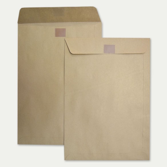 Bolsa 260x360 cierre multiusos correo interno kraft 90 gms