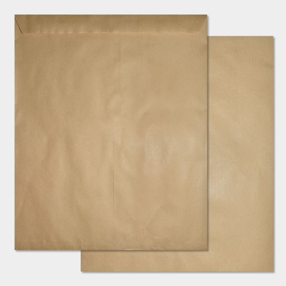 Bolsa 370x450 engomado kraft 90 gms