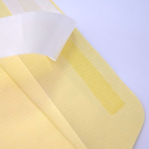 Bolsa 250x310 tira silicona celulosa amarilla 90 gms