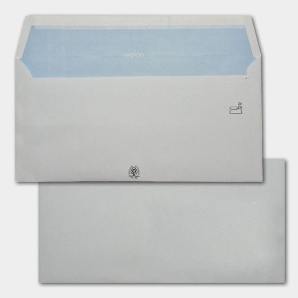 Sobre 115x225 Reciclado tira silicona reciclado 100 % 90 gms