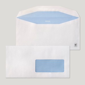 Sobre 115x225 ARPON engomado blanco 80 gms ventana derecha 45x100 pos v. 20-20  