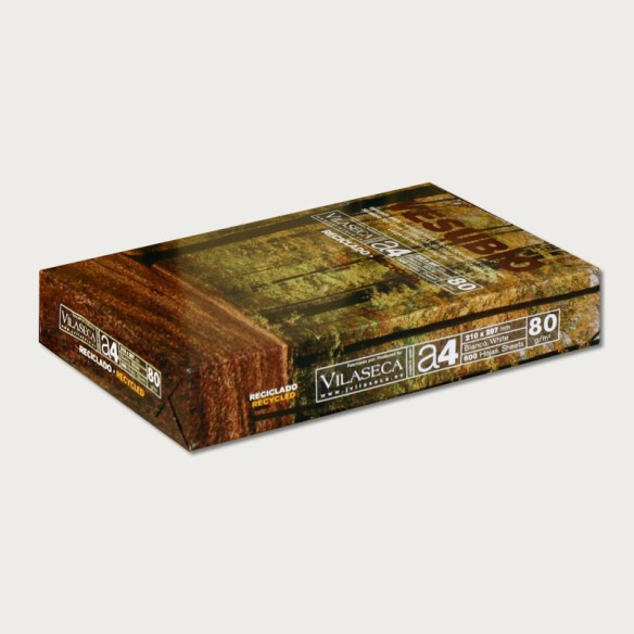 Reciclado 100% DIN A4 21x29.7 Vesubio 80 gms 