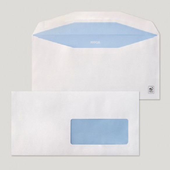 Sobre 115x225 ARPON engomado blanco 90 gms ventana derecha digital 45x100 pos v. 20-20   Sobre 115x225 ARPON engomado blanco 90 gms ventana derecha digital 45x100 pos v. 20-20