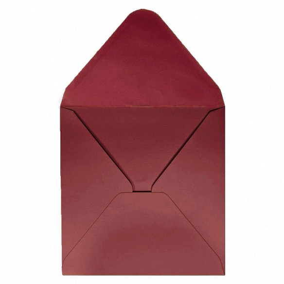 Sobre 170x170 Gama EVENTOS engomado burdeos premium 125 gms 