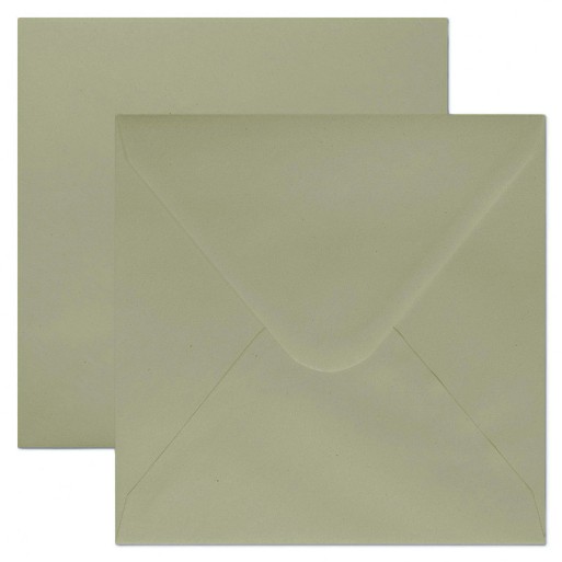 Sobre 170x170 Gama EVENTOS engomado verde grisaceo premium 120 gms 