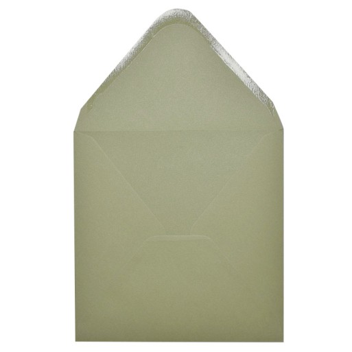 Sobre 170x170 Gama EVENTOS engomado verde grisaceo premium 120 gms 