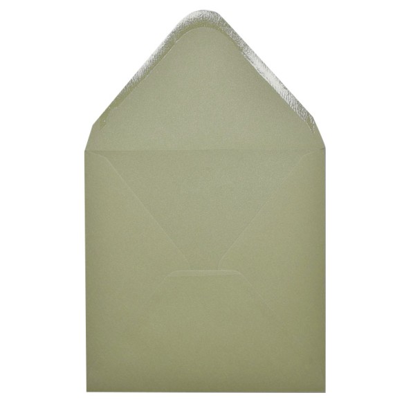 Sobre 170x170 Gama EVENTOS engomado verde grisaceo premium 120 gms 