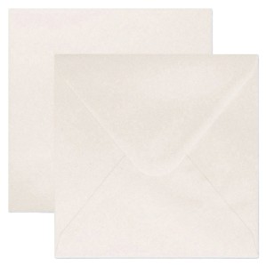 Sobre 170x170 Gama EVENTOS engomado blanco nacarado 125 gms 