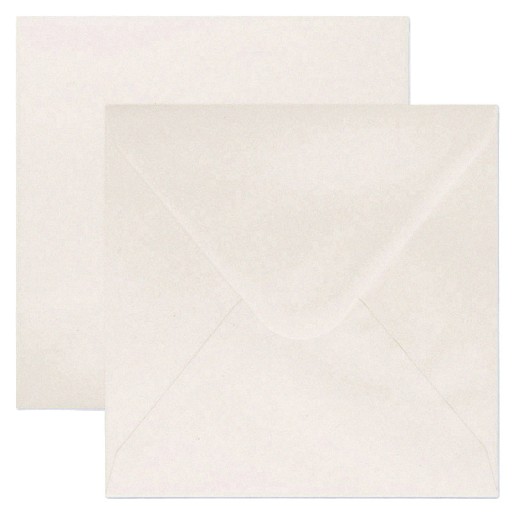 Sobre 170x170 Gama EVENTOS engomado blanco nacarado 125 gms 