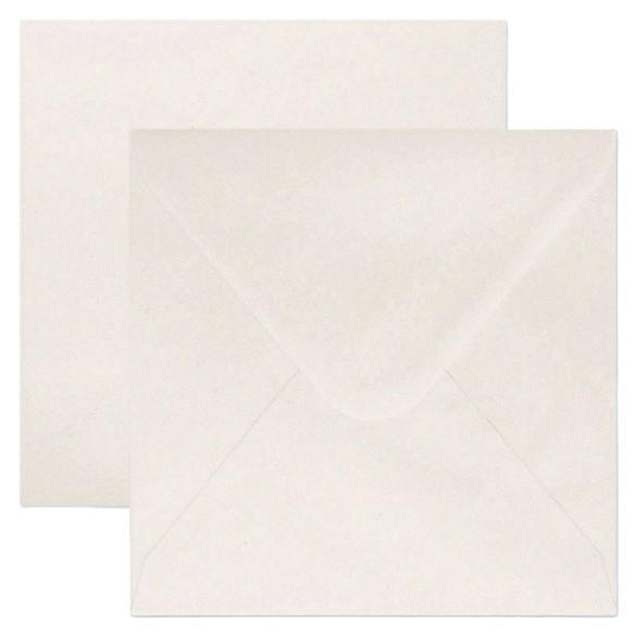 Sobre 170x170 Gama EVENTOS engomado blanco nacarado 125 gms 