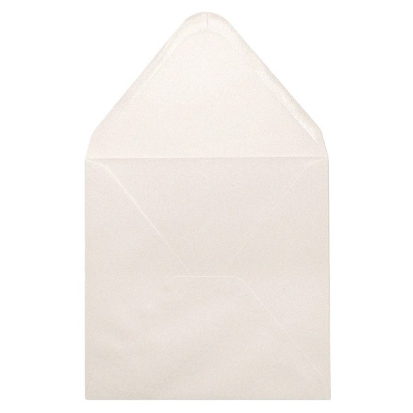 Sobre 170x170 Gama EVENTOS engomado blanco nacarado 125 gms 