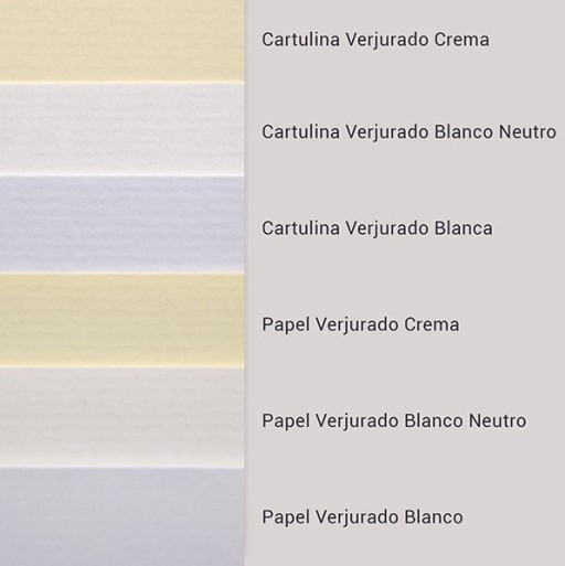 Cartulina  Blanco 33x48 FSC verjurada 224 gms 