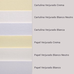 Cartulina  Crema 33x48 FSC verjurada 300 gms  2